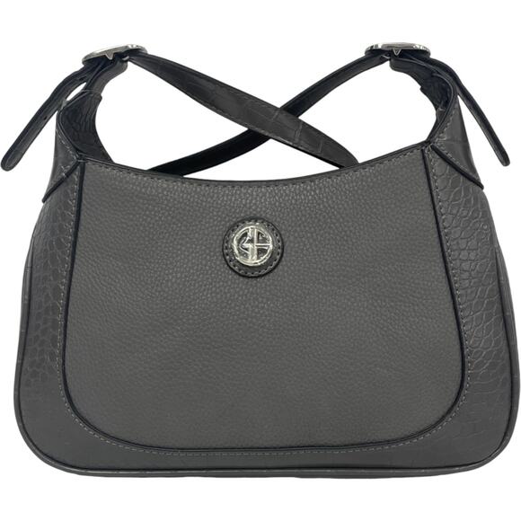 Giani Bernini Croc-Embossed Pebble Crossbody Bag NWT - Picture 1 of 9